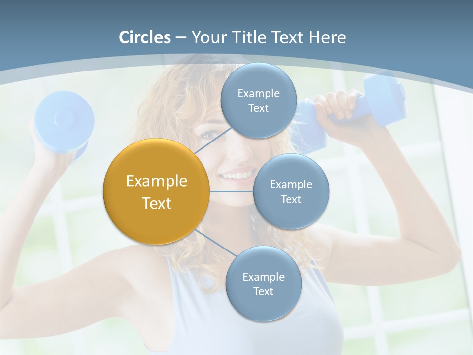 Girl Happy People PowerPoint Template