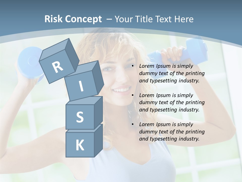 Girl Happy People PowerPoint Template