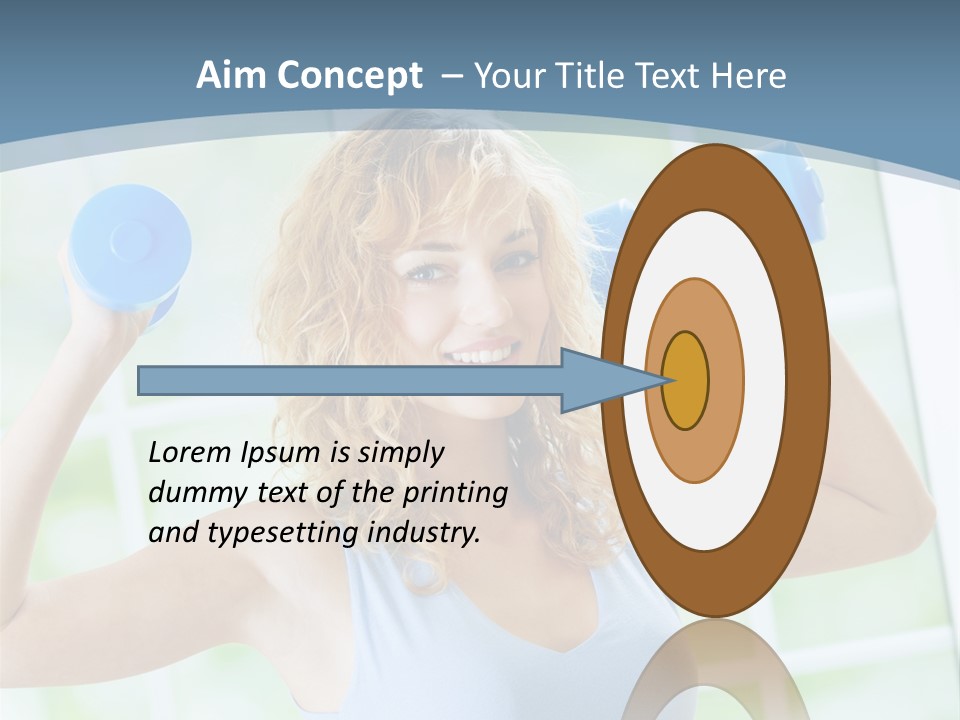 Girl Happy People PowerPoint Template