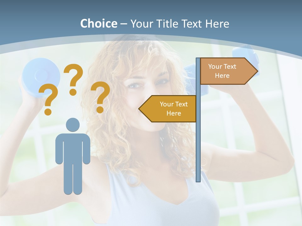 Girl Happy People PowerPoint Template