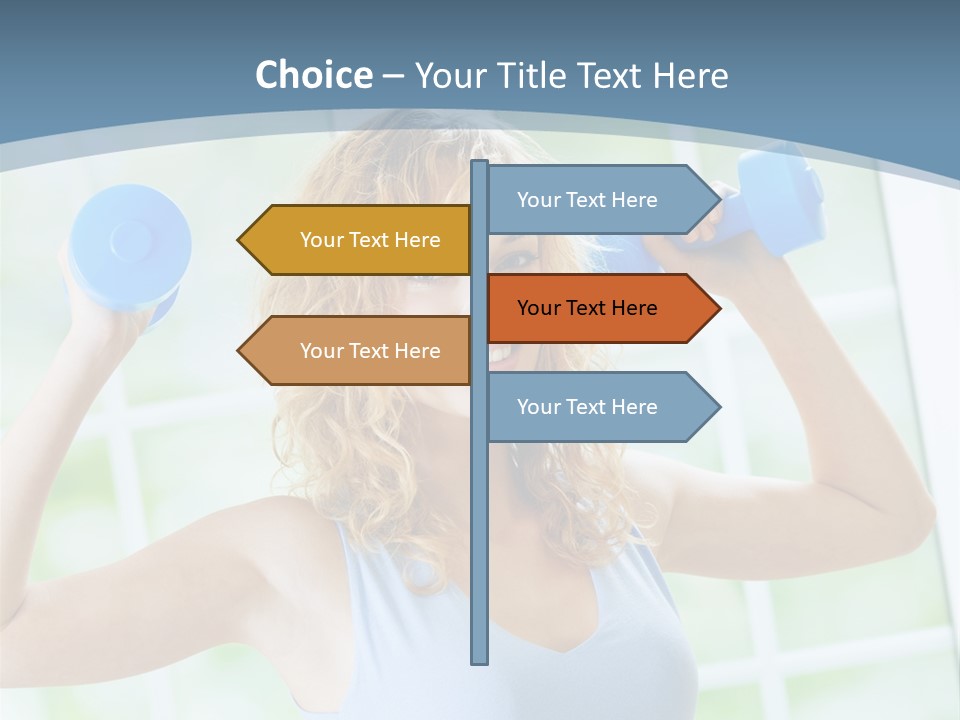 Girl Happy People PowerPoint Template