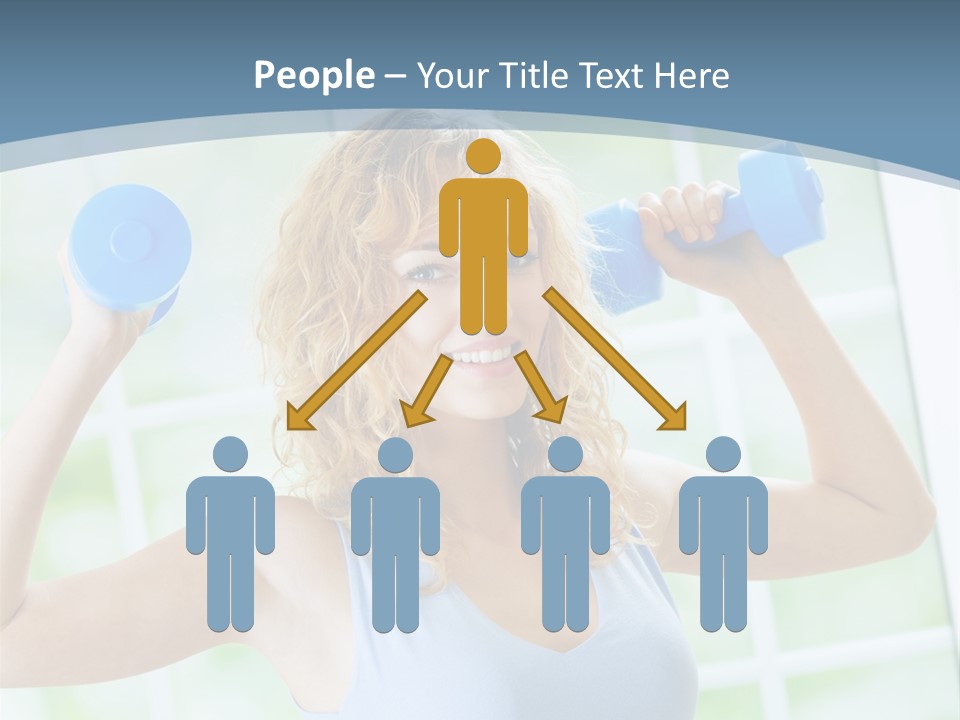 Girl Happy People PowerPoint Template