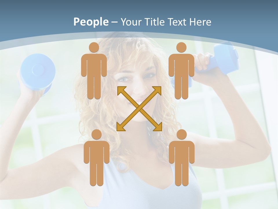 Girl Happy People PowerPoint Template