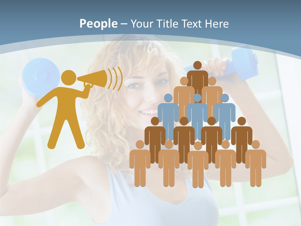 Girl Happy People PowerPoint Template