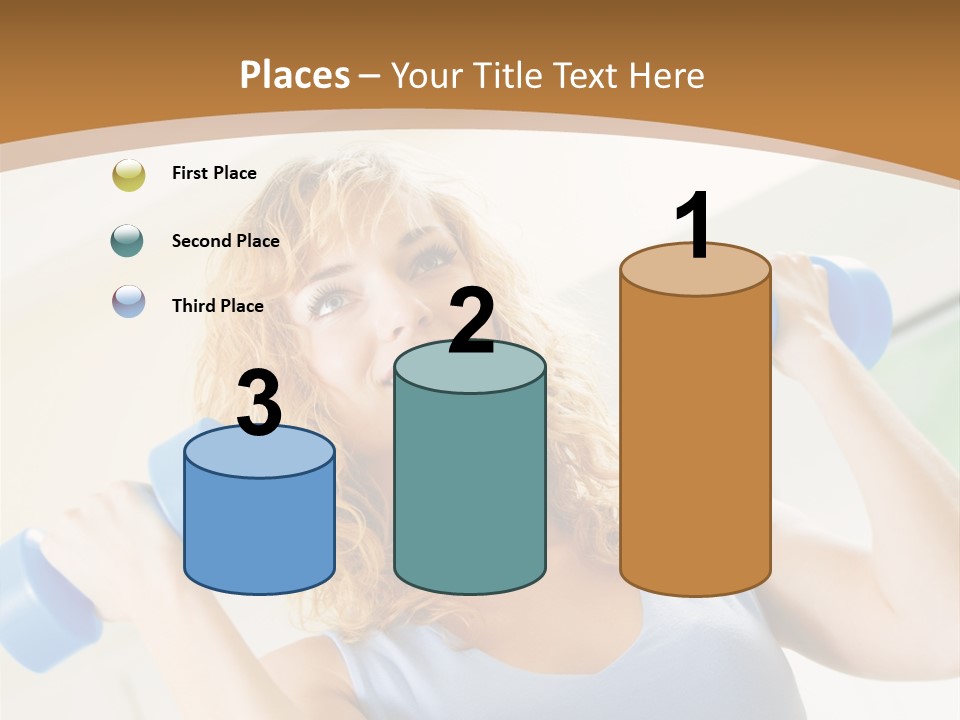 Square Sportive Aerobic PowerPoint Template