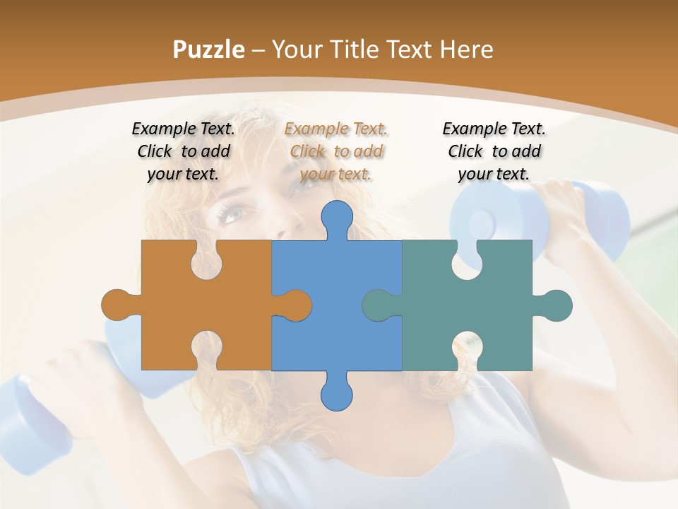 Square Sportive Aerobic PowerPoint Template