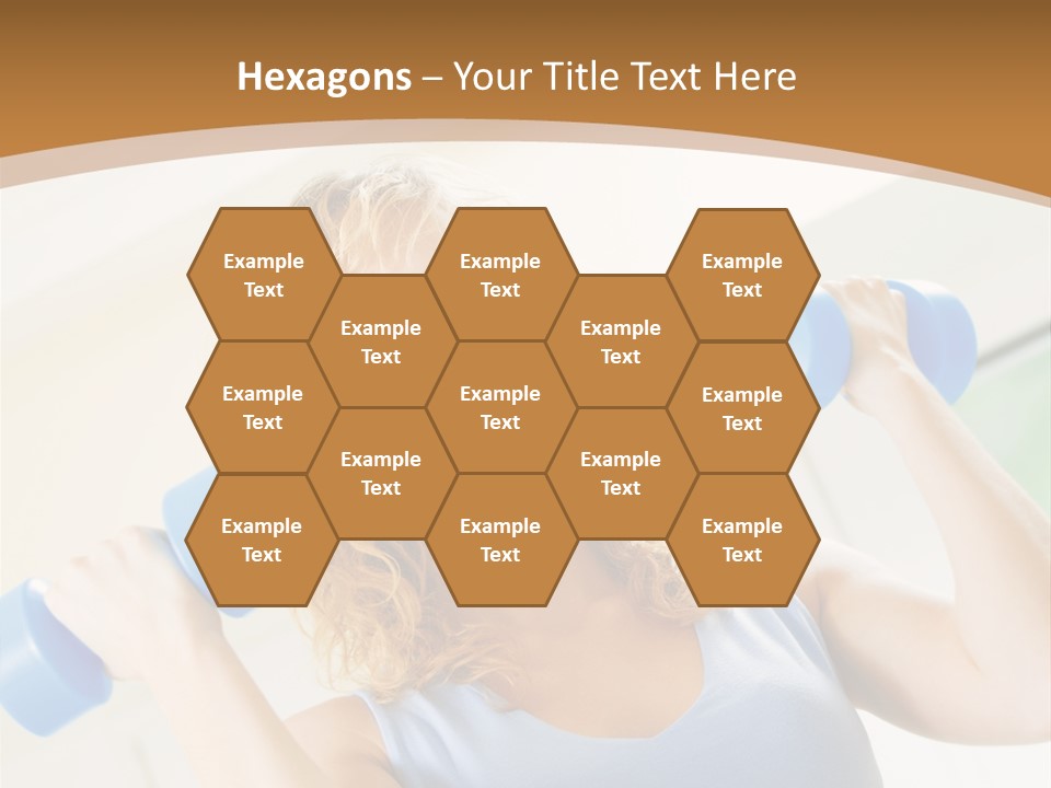 Square Sportive Aerobic PowerPoint Template