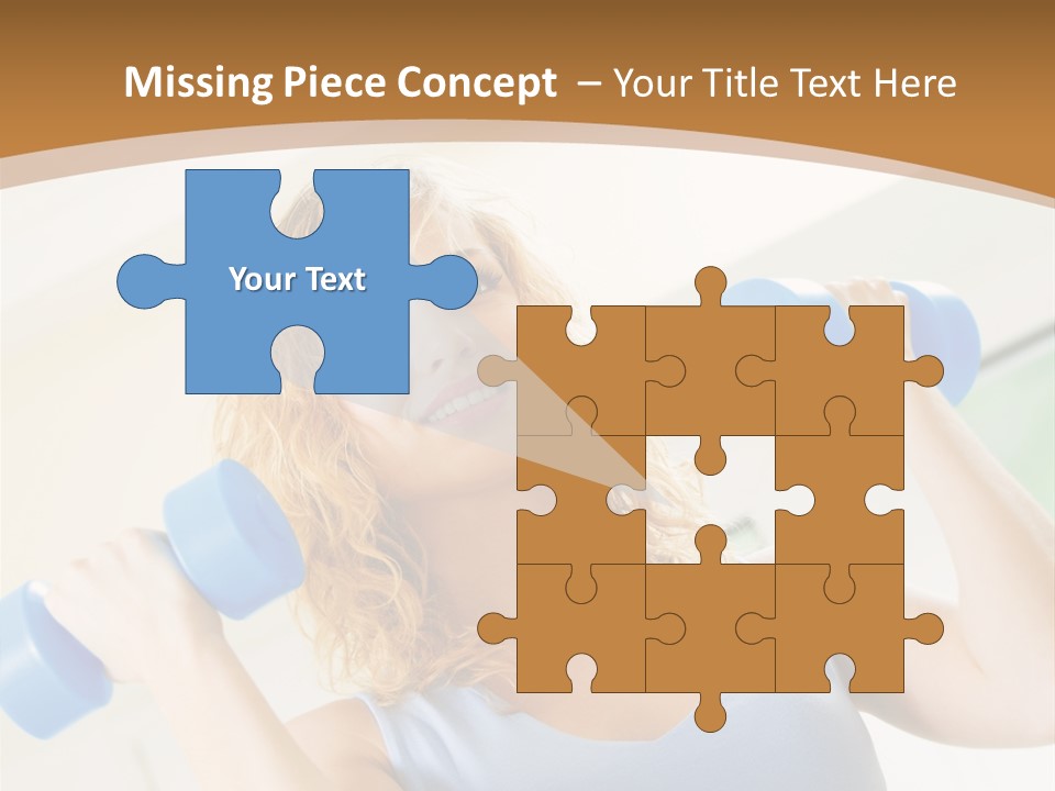 Square Sportive Aerobic PowerPoint Template