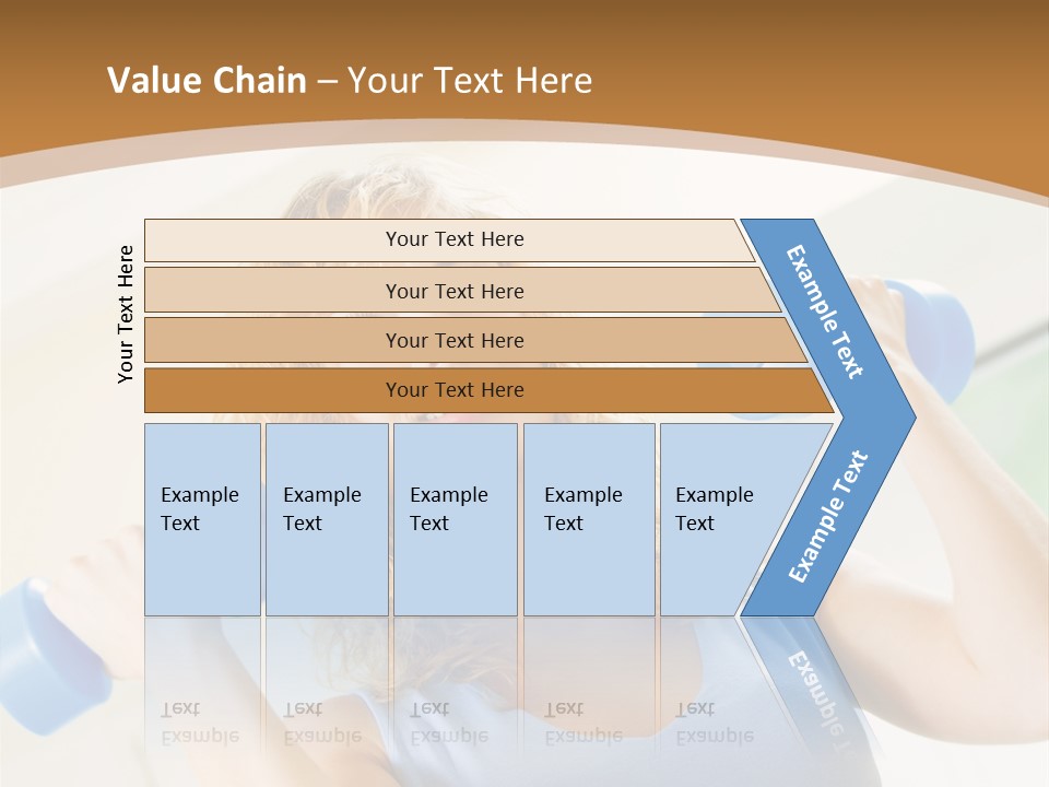 Square Sportive Aerobic PowerPoint Template