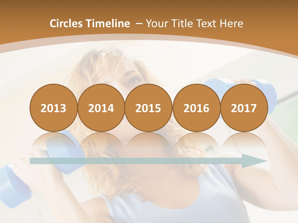 Square Sportive Aerobic PowerPoint Template