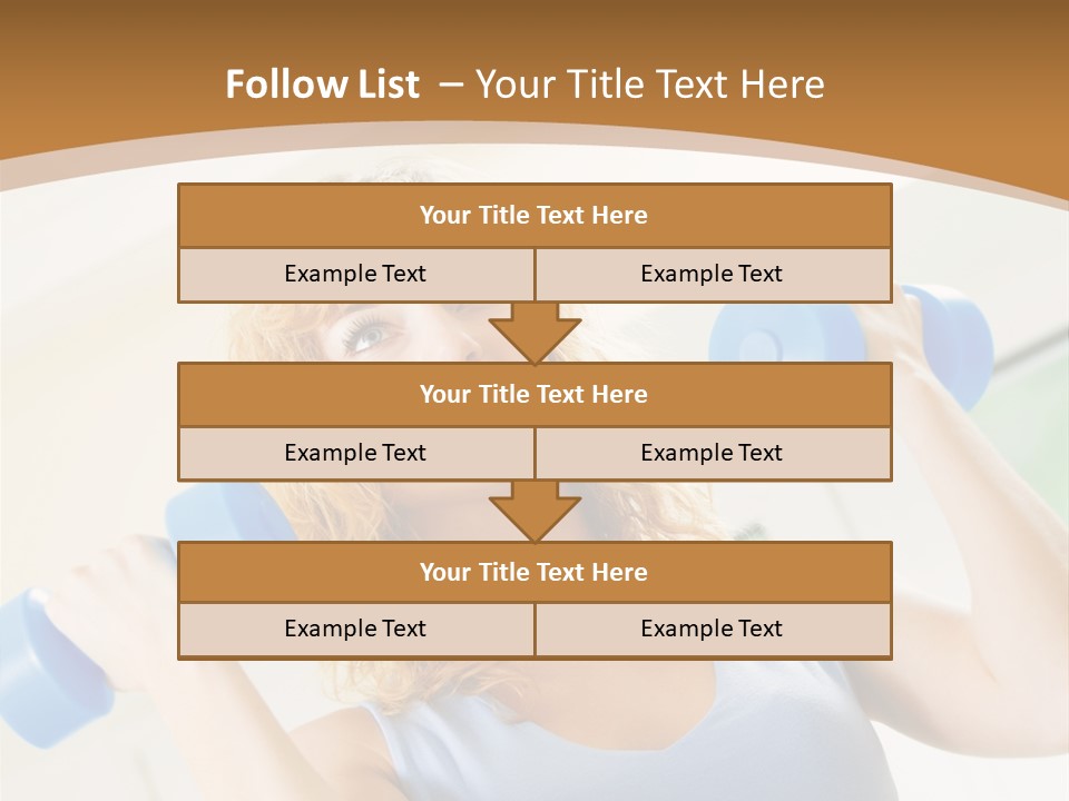 Square Sportive Aerobic PowerPoint Template