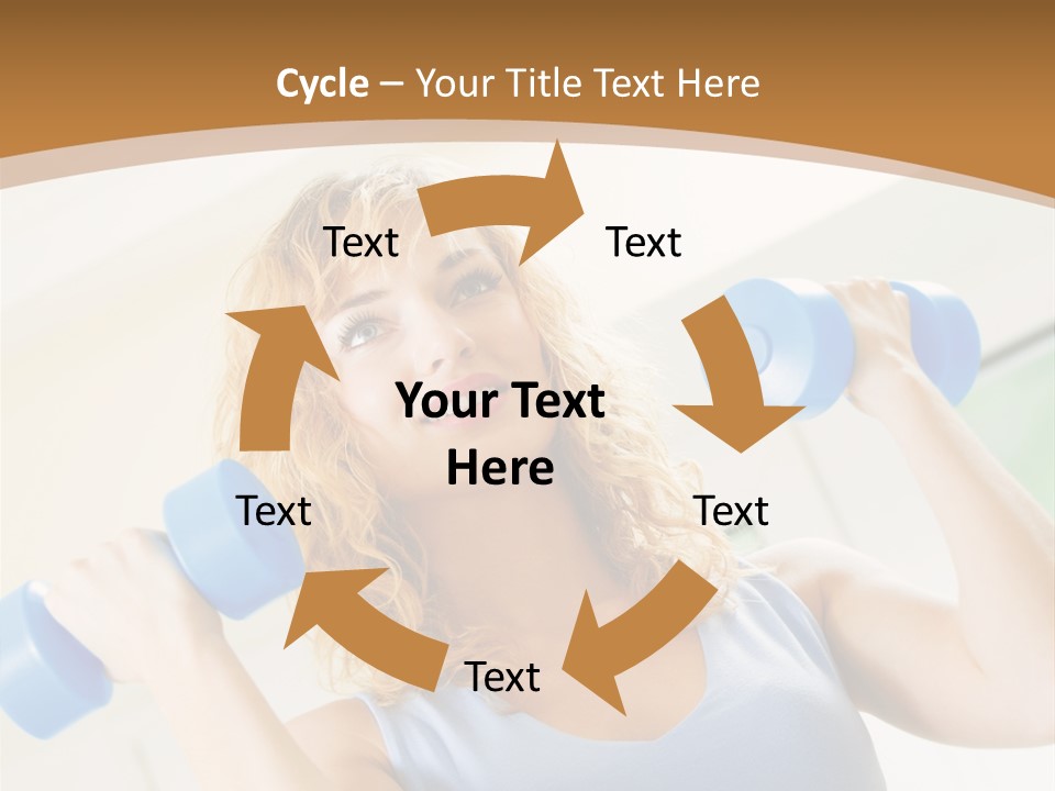 Square Sportive Aerobic PowerPoint Template
