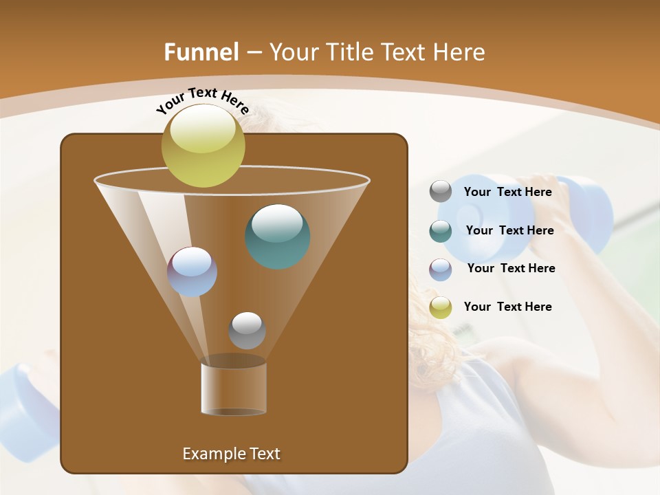 Square Sportive Aerobic PowerPoint Template