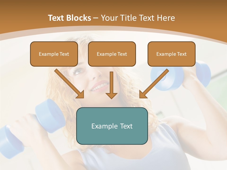 Square Sportive Aerobic PowerPoint Template