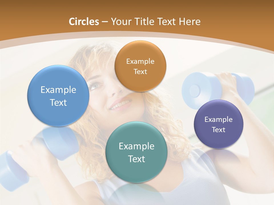 Square Sportive Aerobic PowerPoint Template