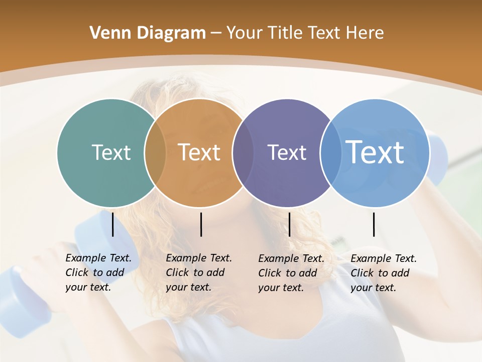 Square Sportive Aerobic PowerPoint Template