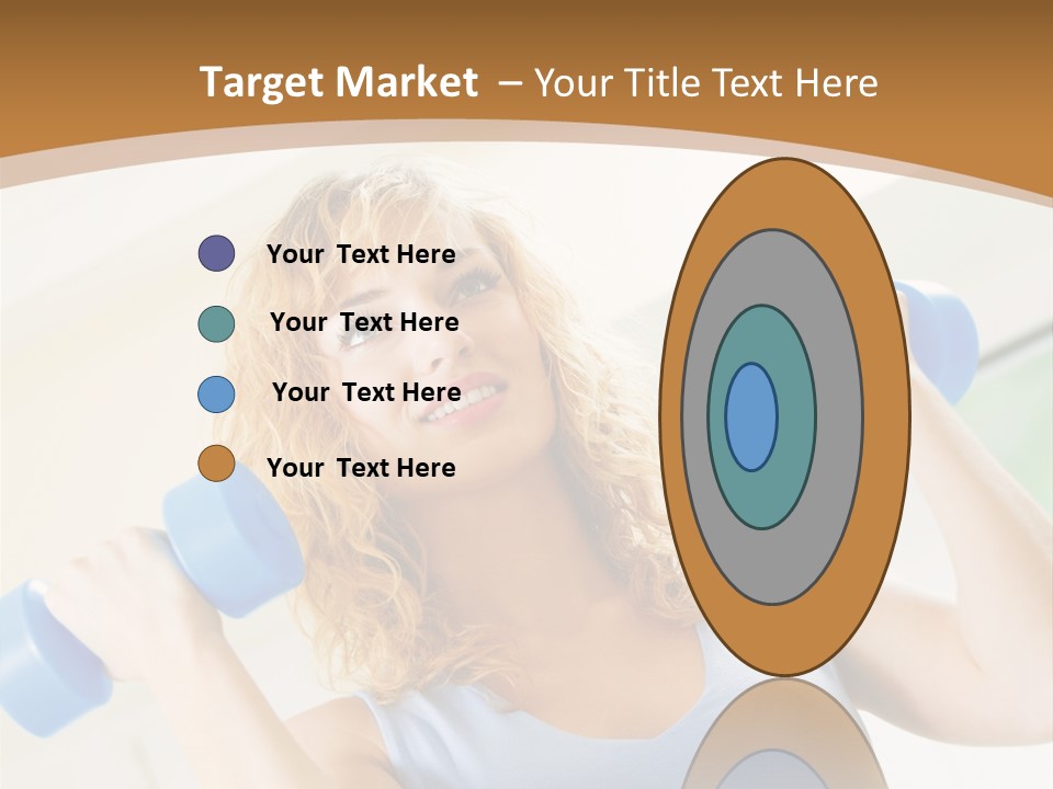 Square Sportive Aerobic PowerPoint Template