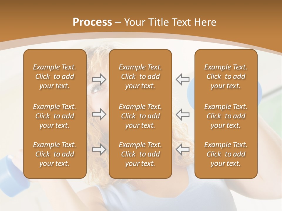 Square Sportive Aerobic PowerPoint Template