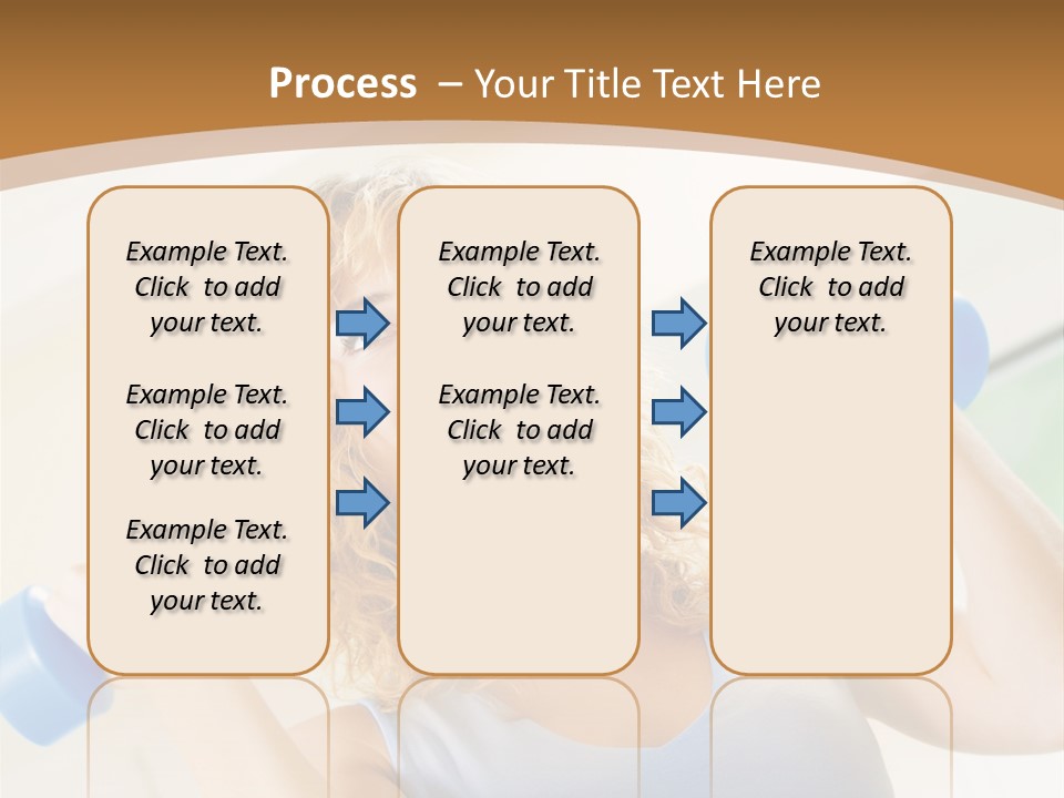 Square Sportive Aerobic PowerPoint Template