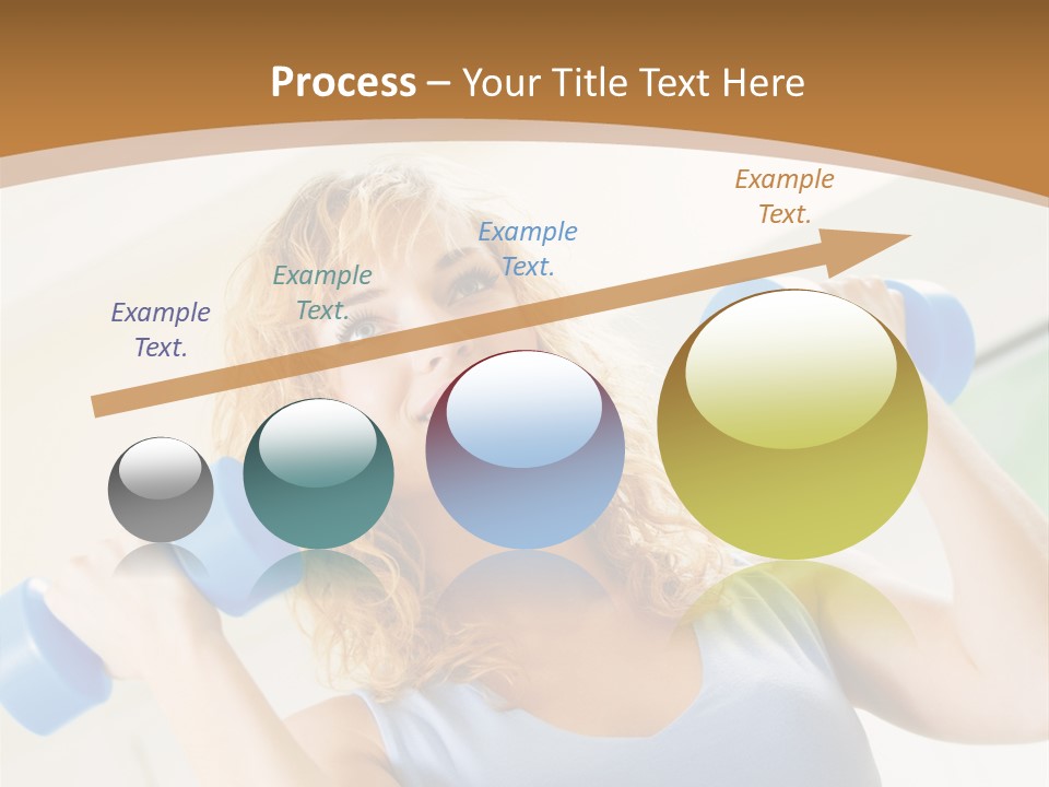 Square Sportive Aerobic PowerPoint Template