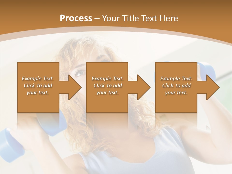 Square Sportive Aerobic PowerPoint Template