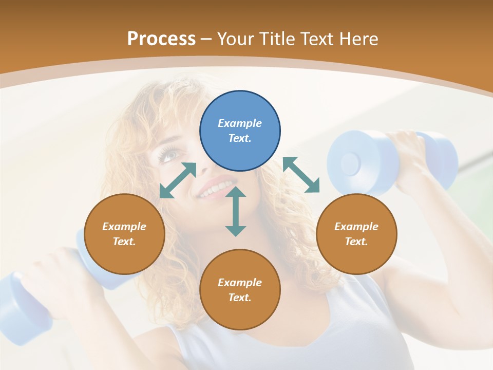 Square Sportive Aerobic PowerPoint Template