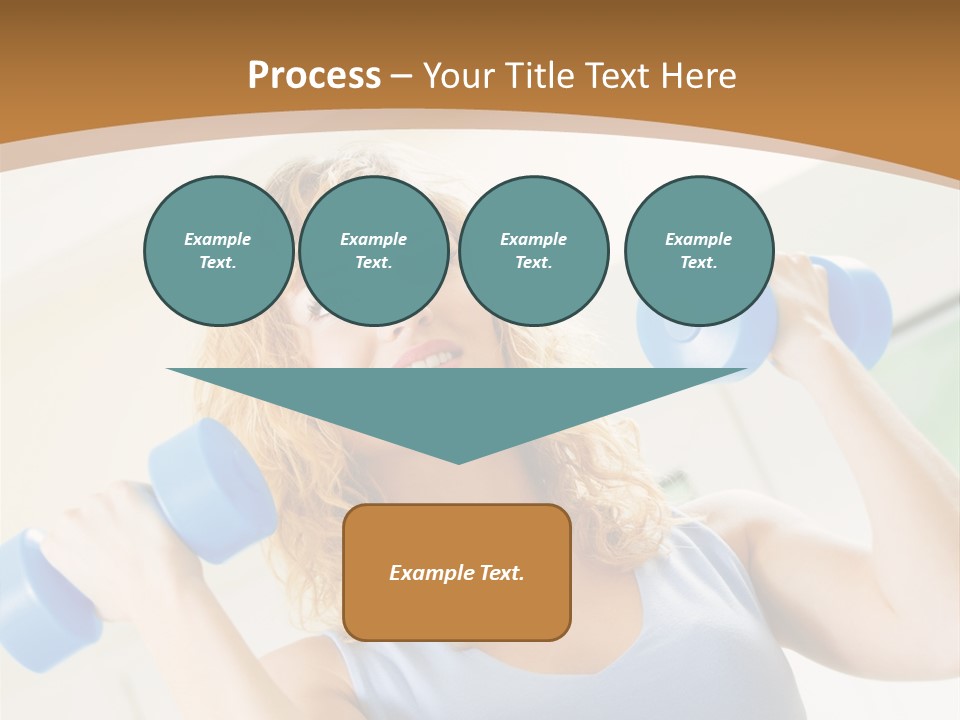 Square Sportive Aerobic PowerPoint Template