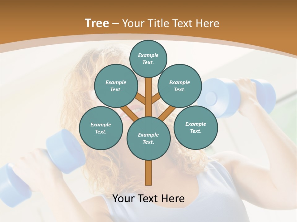 Square Sportive Aerobic PowerPoint Template