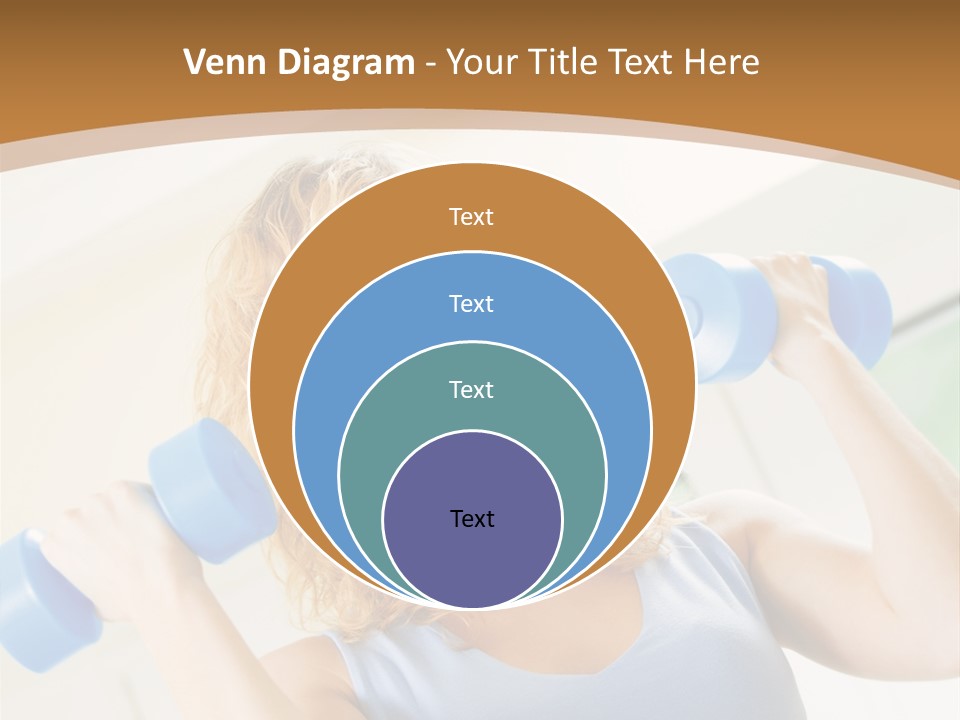 Square Sportive Aerobic PowerPoint Template