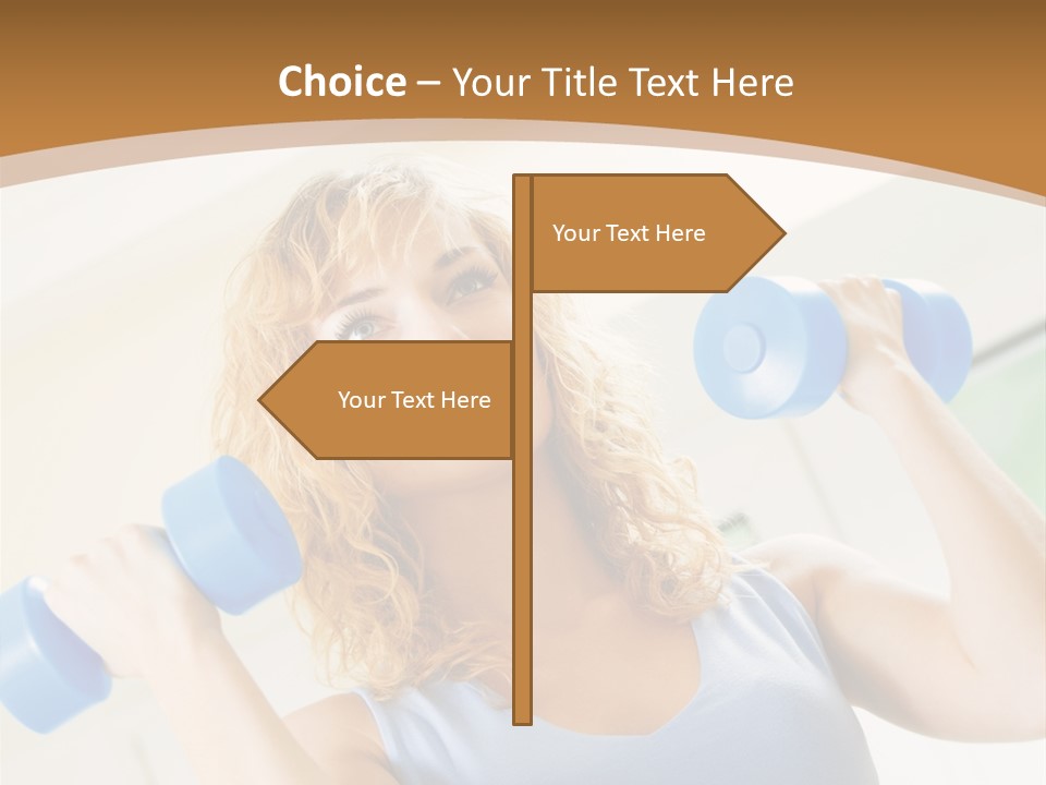 Square Sportive Aerobic PowerPoint Template