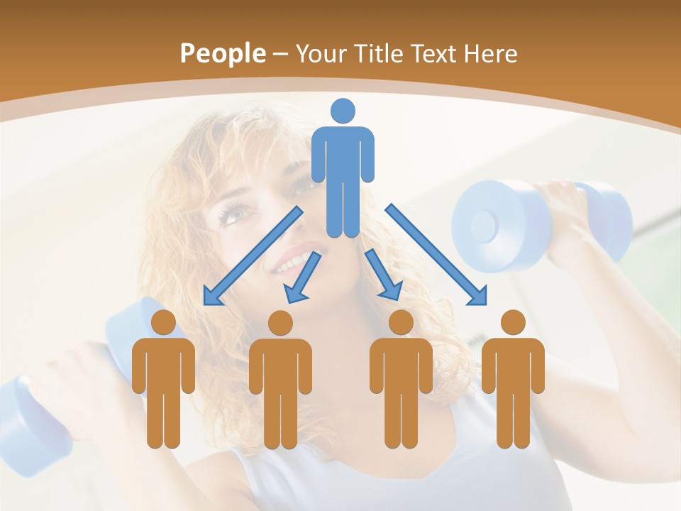 Square Sportive Aerobic PowerPoint Template