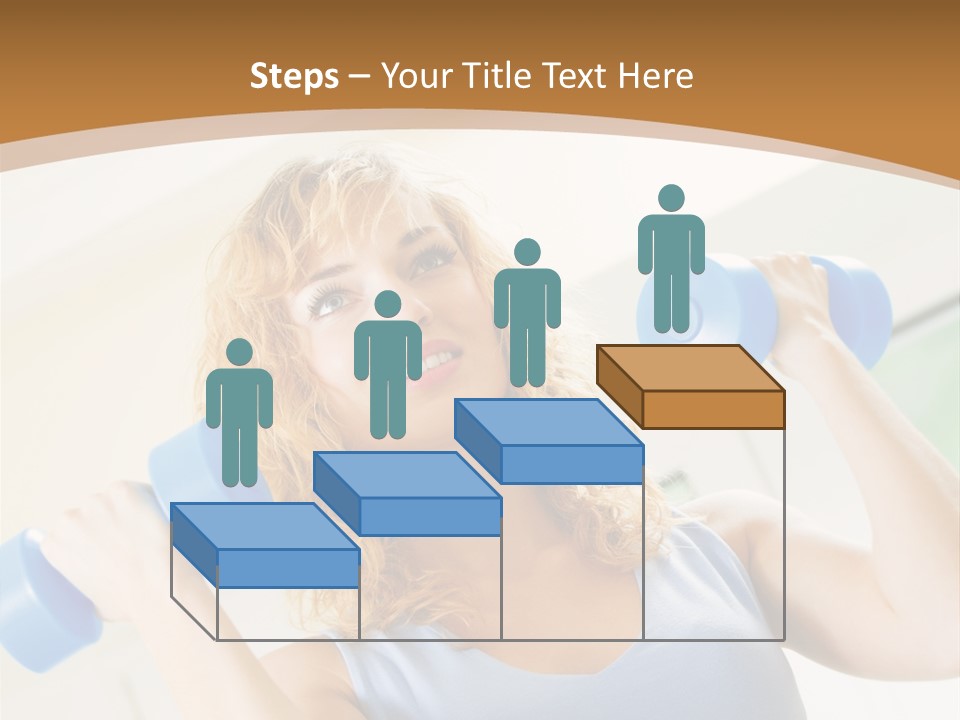 Square Sportive Aerobic PowerPoint Template