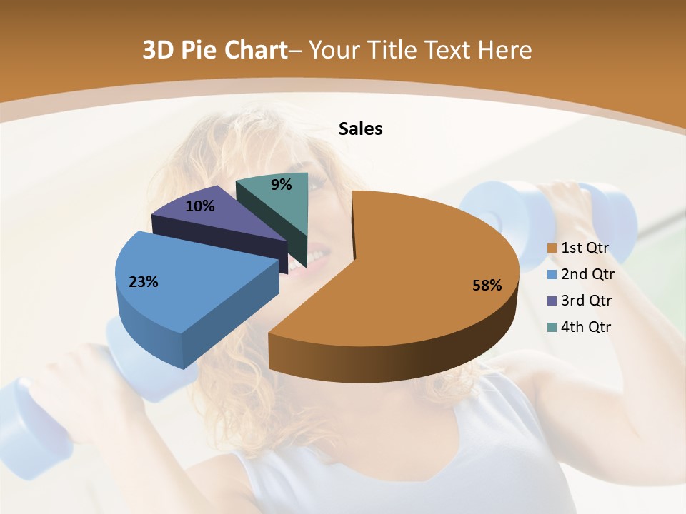 Square Sportive Aerobic PowerPoint Template