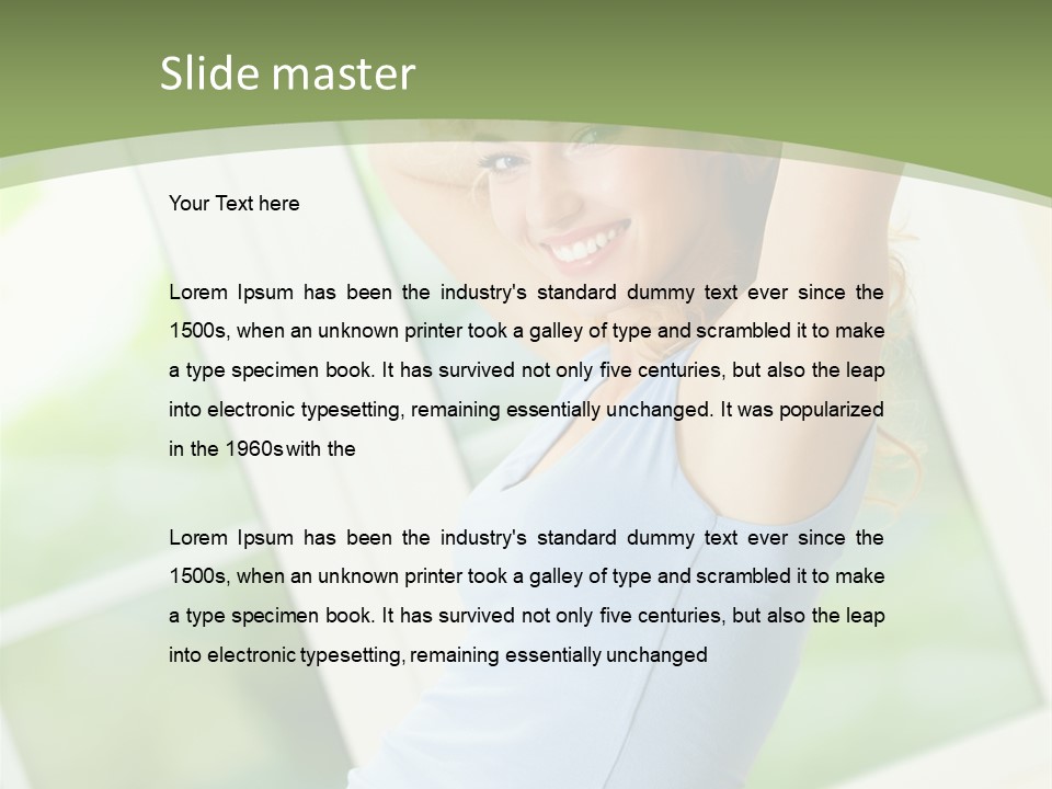 Pilates Square Domestic PowerPoint Template