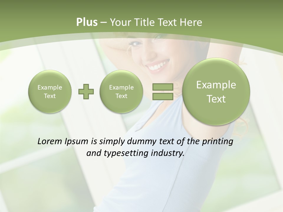 Pilates Square Domestic PowerPoint Template