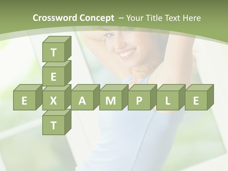 Pilates Square Domestic PowerPoint Template