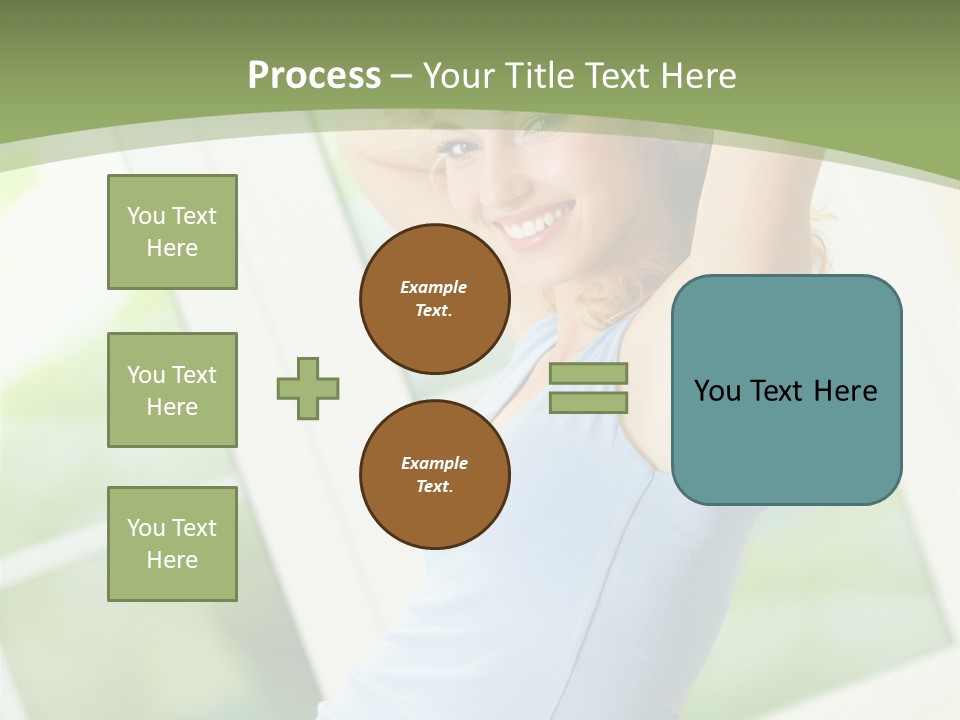 Pilates Square Domestic PowerPoint Template