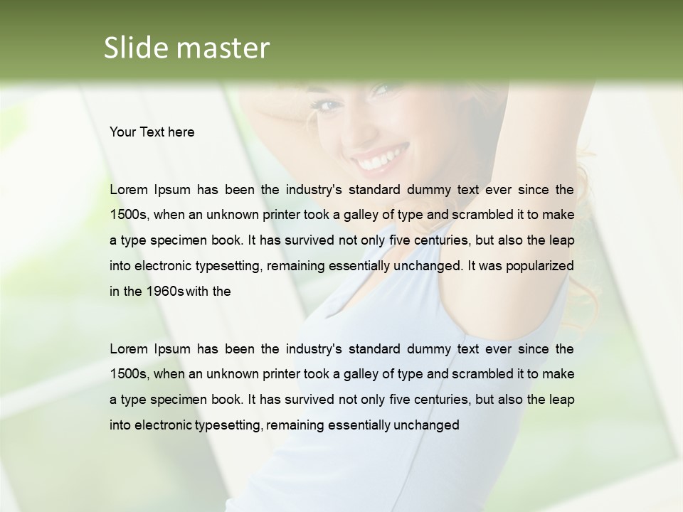 Ball Fit Portrait PowerPoint Template