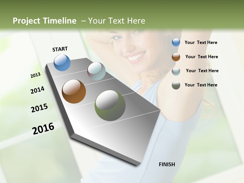 Ball Fit Portrait PowerPoint Template