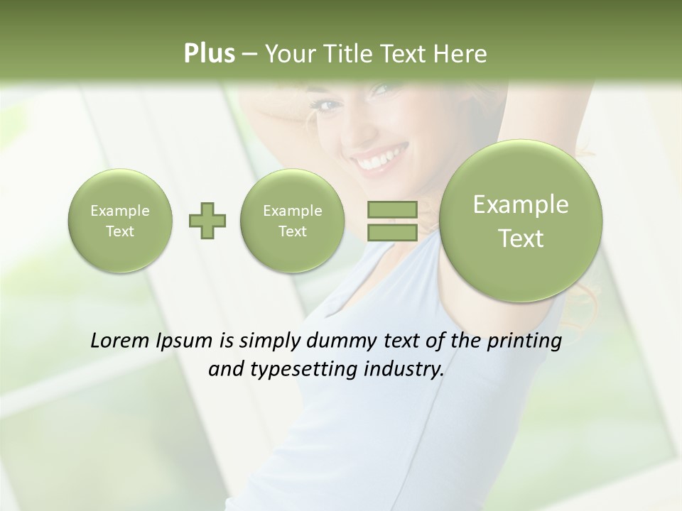 Ball Fit Portrait PowerPoint Template