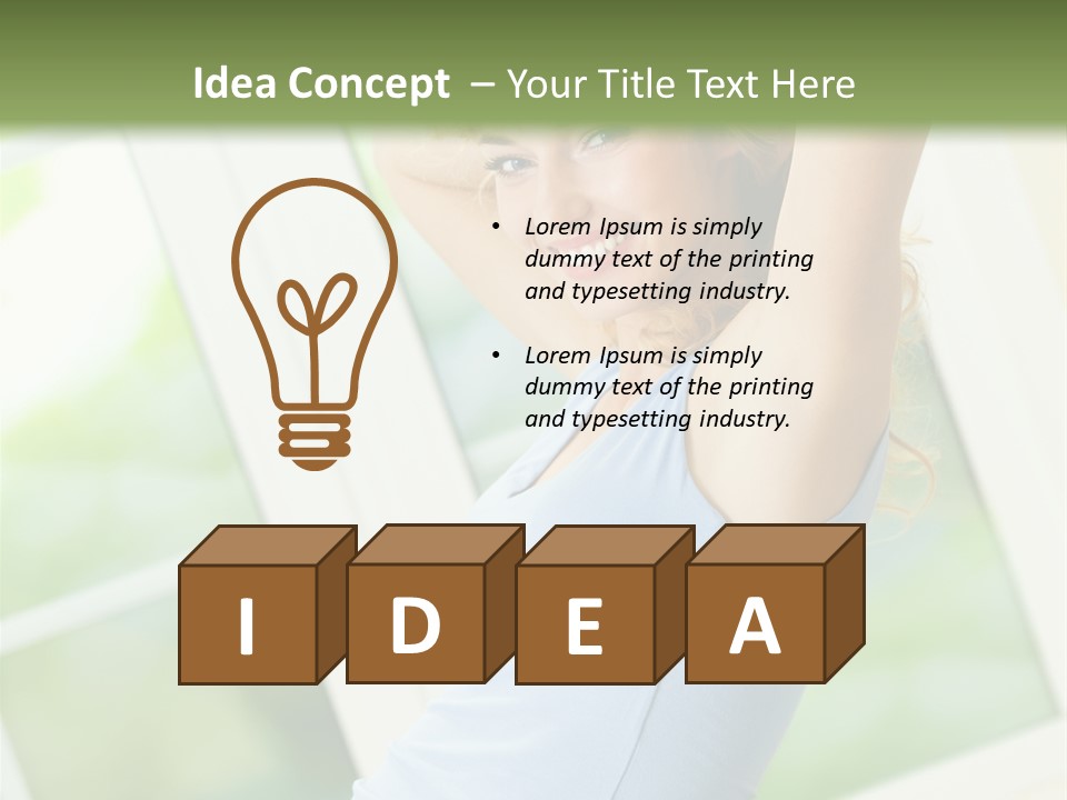 Ball Fit Portrait PowerPoint Template