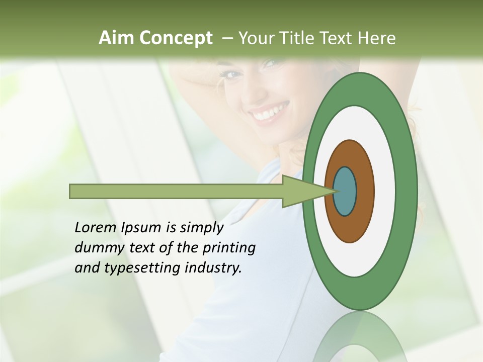 Ball Fit Portrait PowerPoint Template