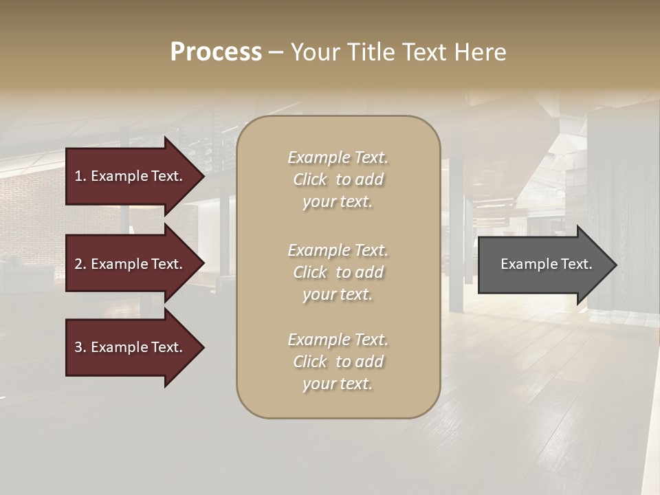 Parkettboden Makler Luxusvilla PowerPoint Template