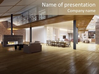 Luxusapartment Apartment Stein PowerPoint Template