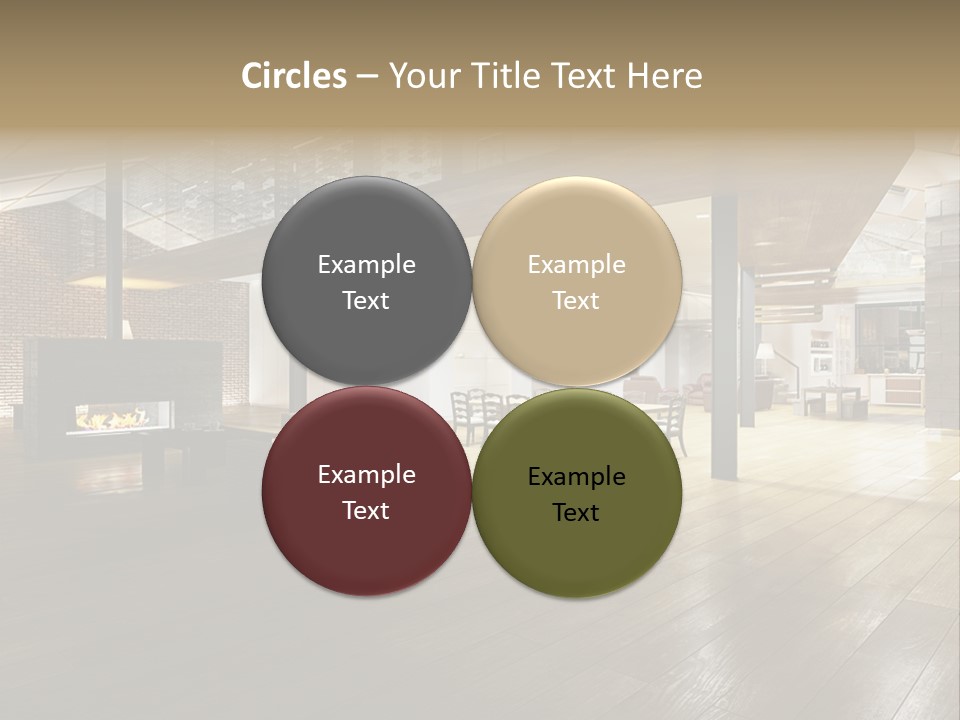 Luxusapartment Apartment Stein PowerPoint Template