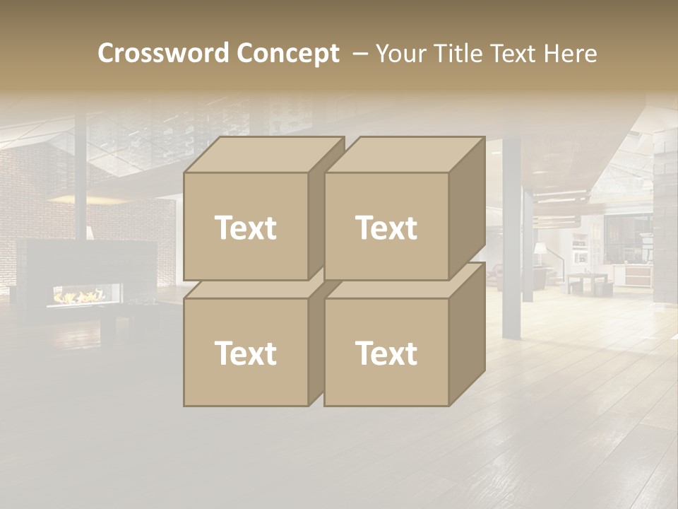 Luxusapartment Apartment Stein PowerPoint Template