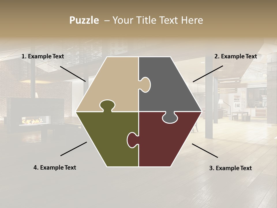 Luxusapartment Apartment Stein PowerPoint Template