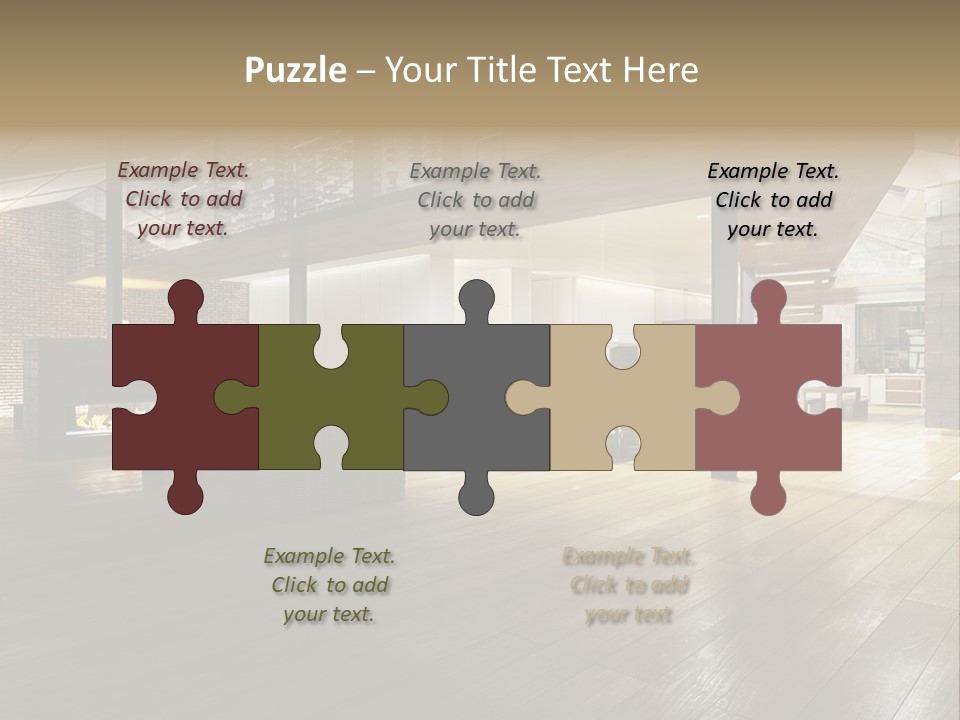 Luxusapartment Apartment Stein PowerPoint Template