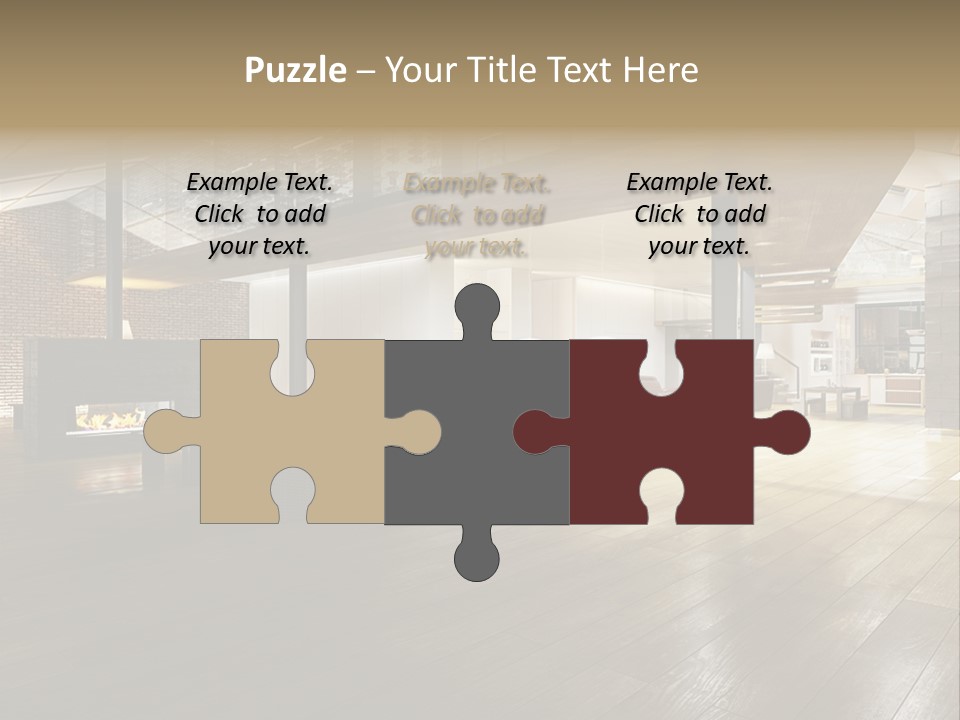 Luxusapartment Apartment Stein PowerPoint Template