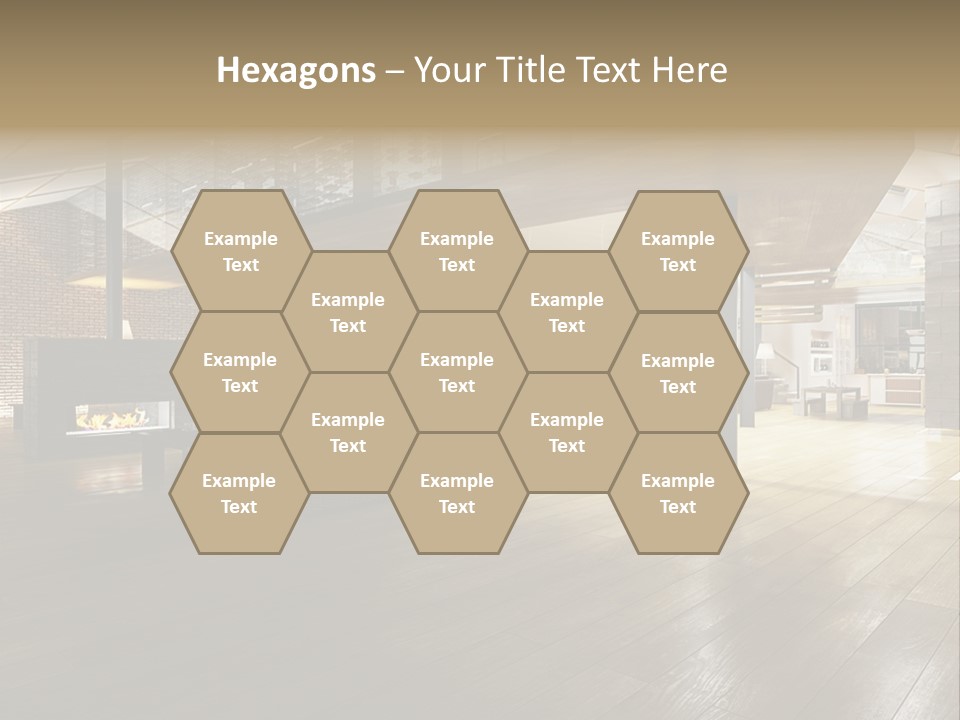 Luxusapartment Apartment Stein PowerPoint Template